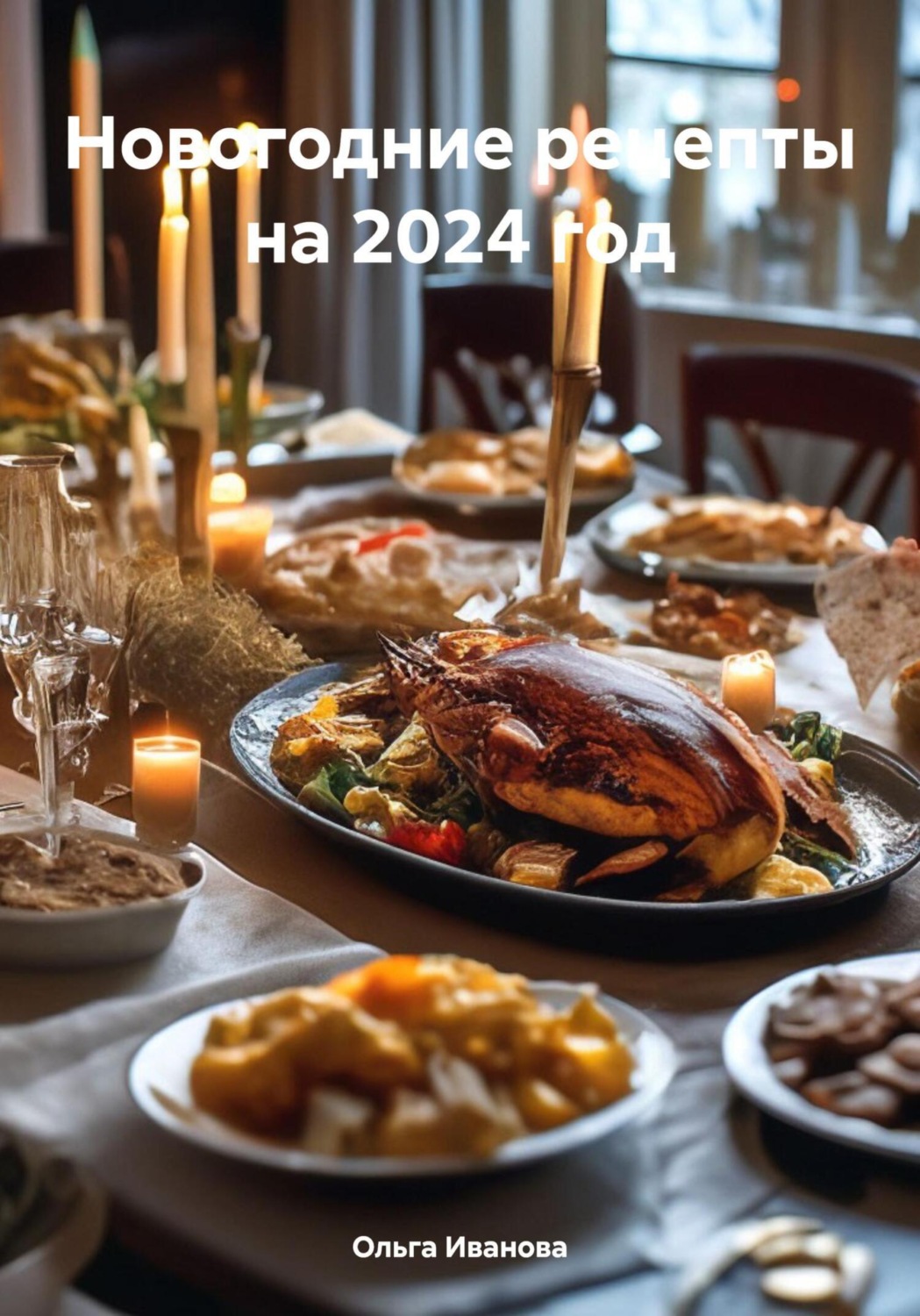 Обложка книги «Новогодние рецепты на 2024 год»