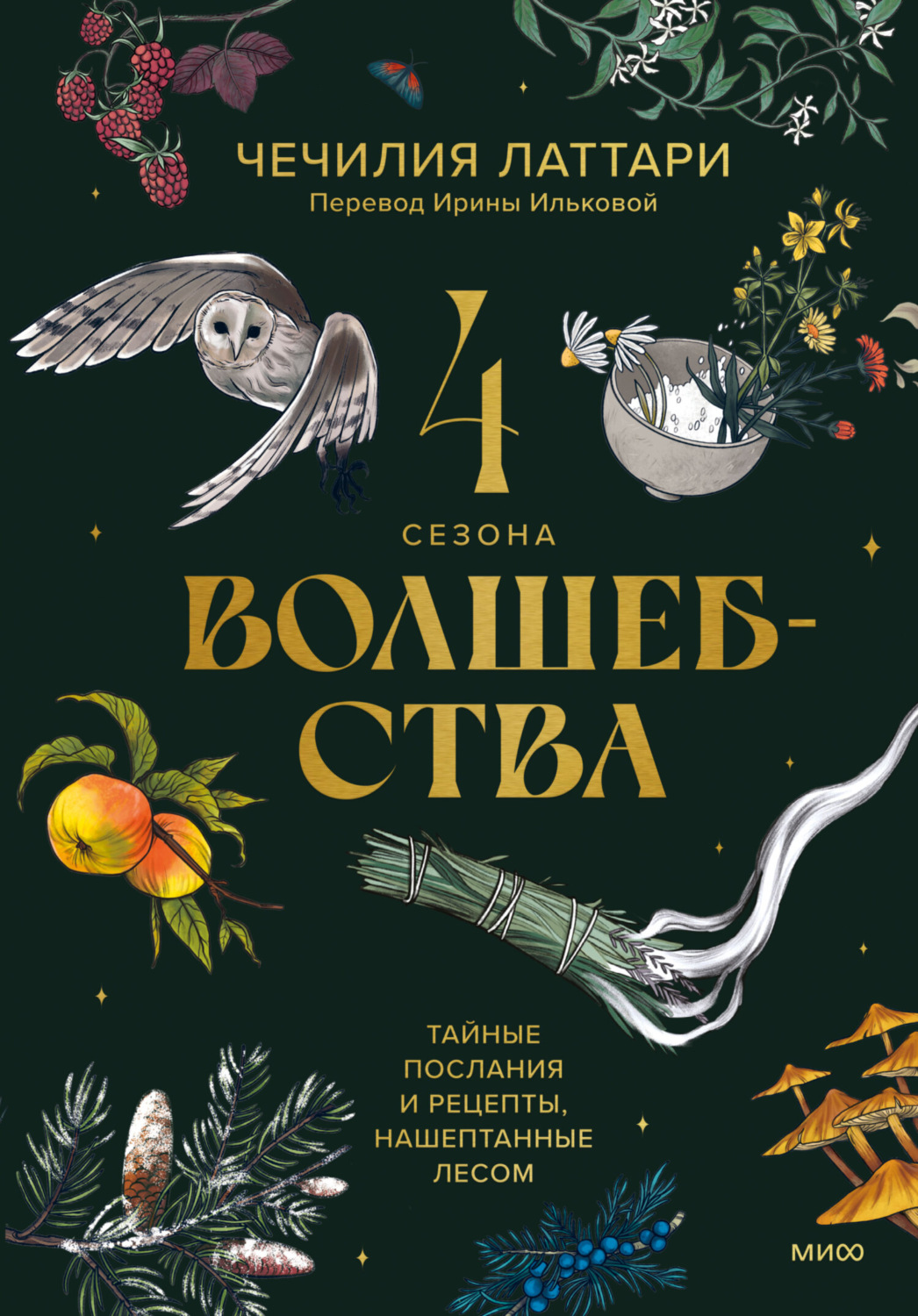 Обложка книги «4 сезона волшебства. Тайные послания и рецепты, нашептанные лесом»