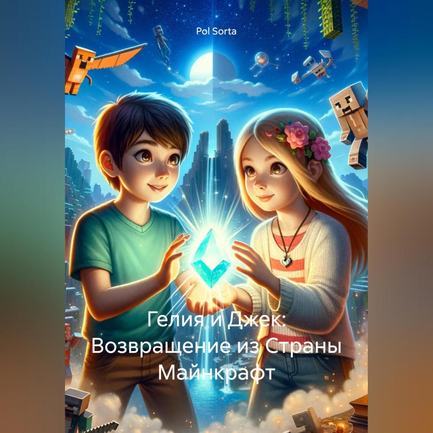 Обложка книги «Гелия и Джек: Возвращение из Страны Майнкрафт»