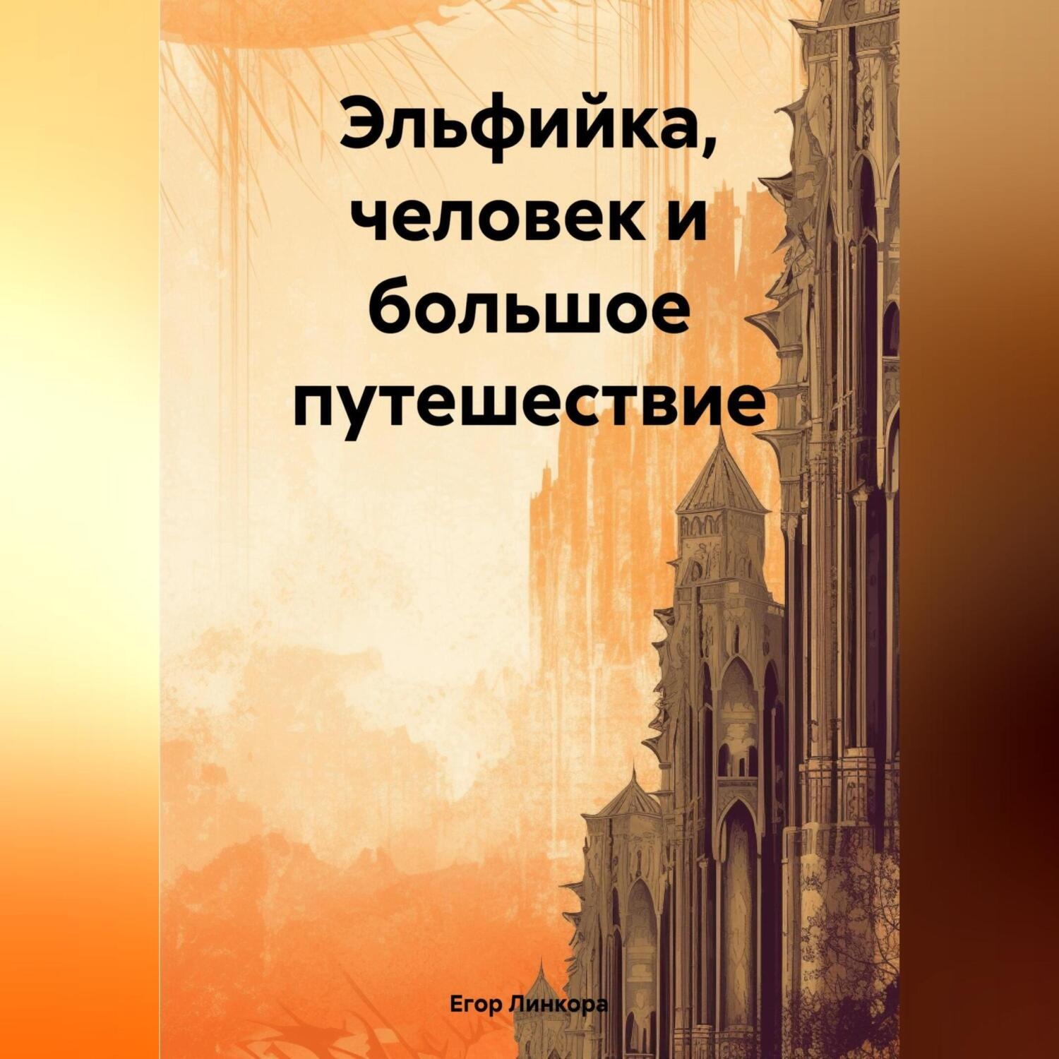 Обложка книги «Эльфийка, человек и большое путешествие»