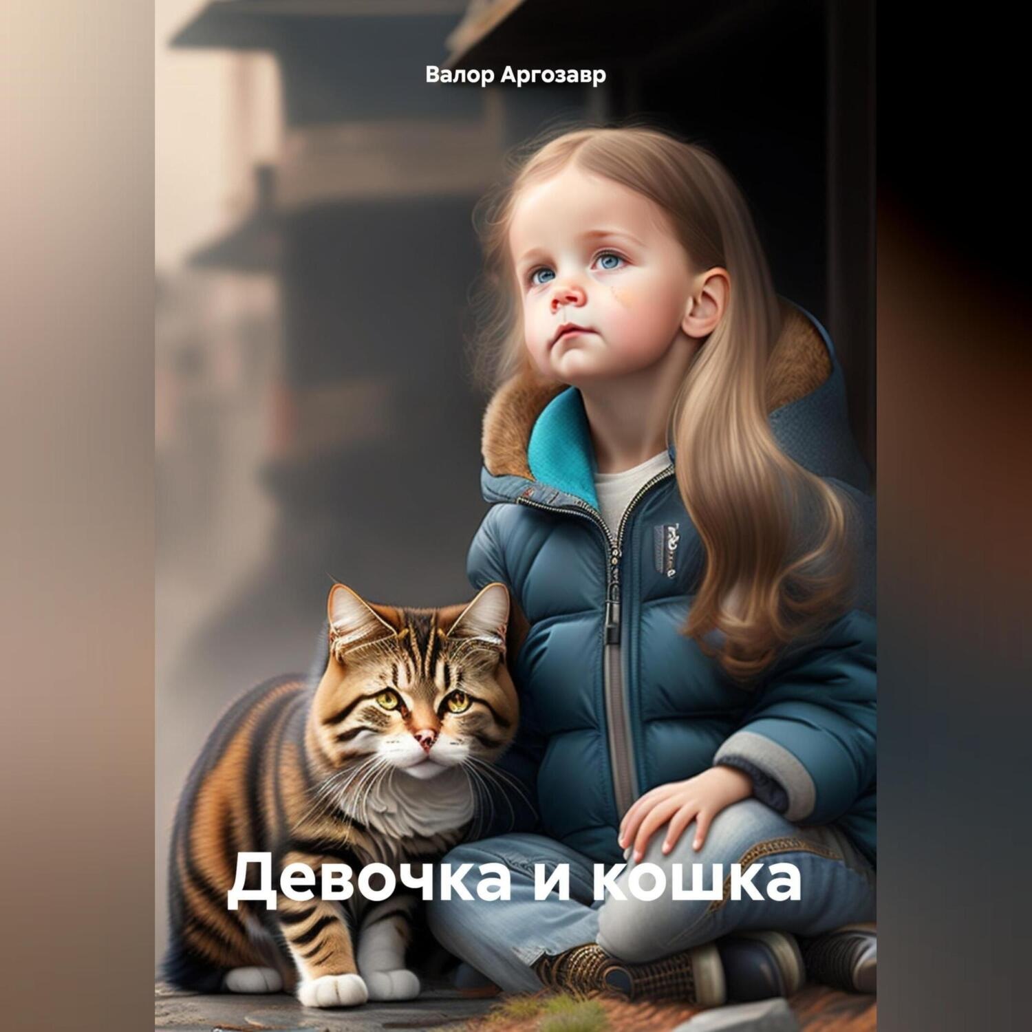 Обложка книги «Девочка и кошка»