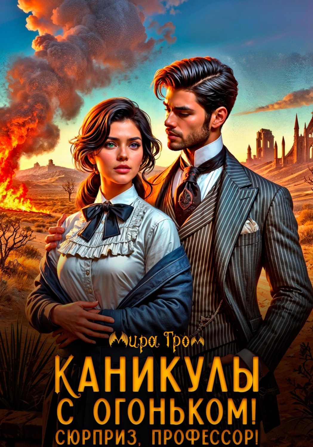 Обложка книги «Каникулы с огоньком! Сюрприз, профессор!»