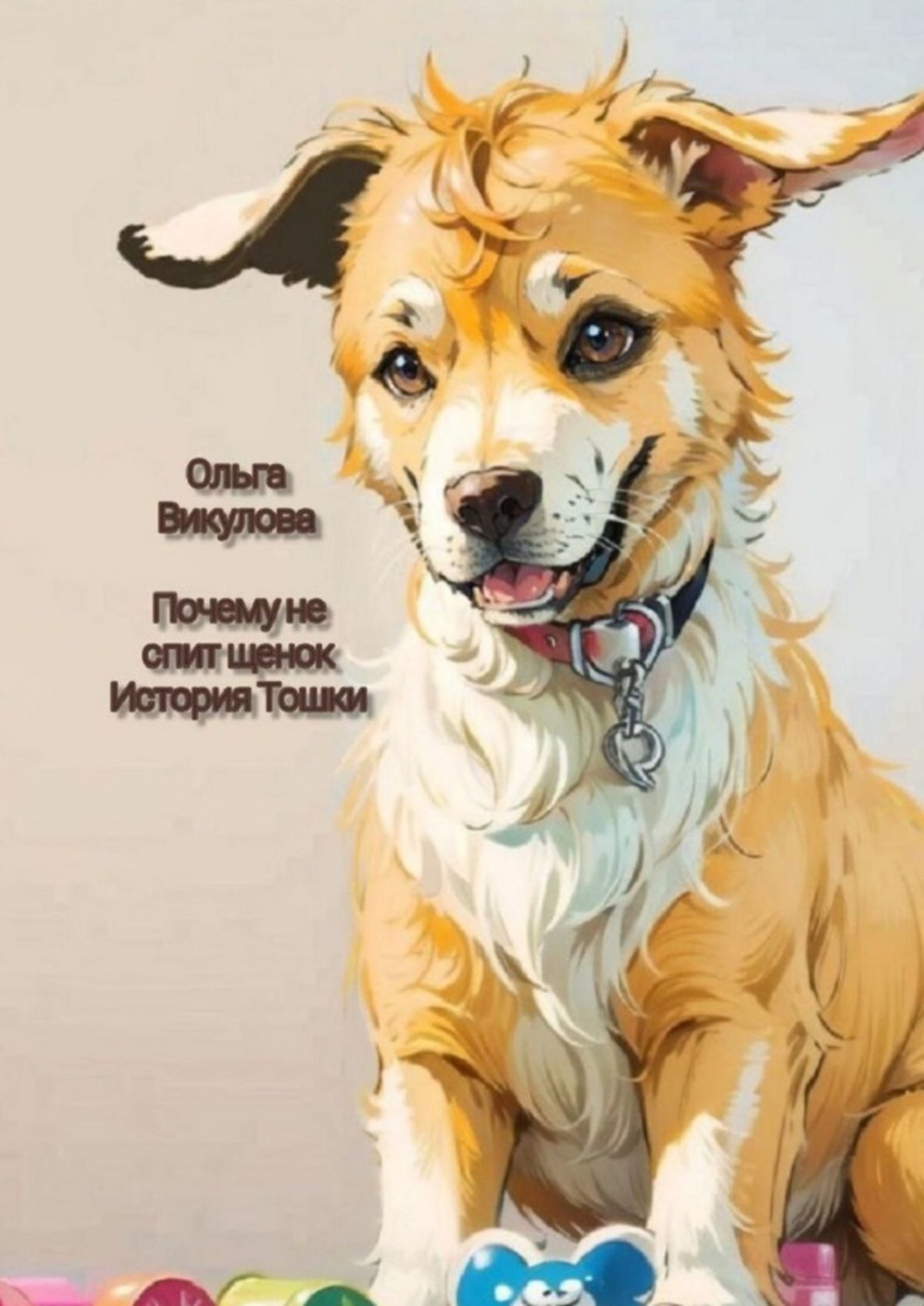 Обложка книги «Почему не спит щенок. История Тошки»