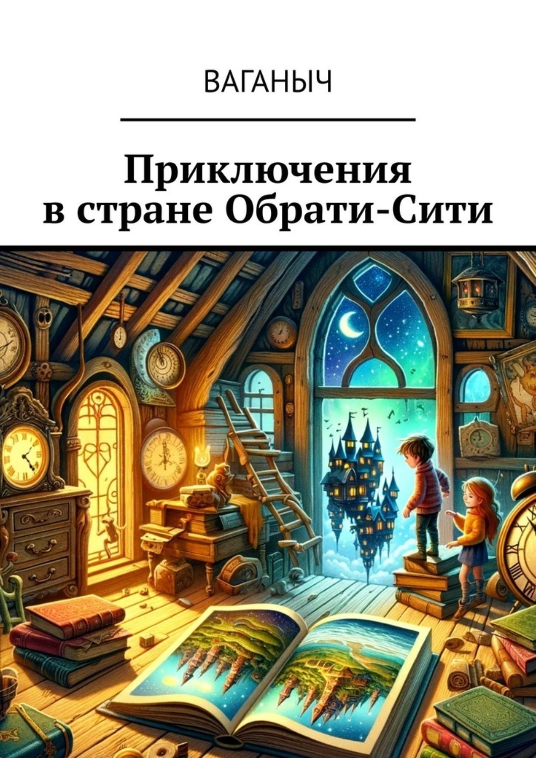 Обложка книги «Приключения в стране Обрати-Сити»