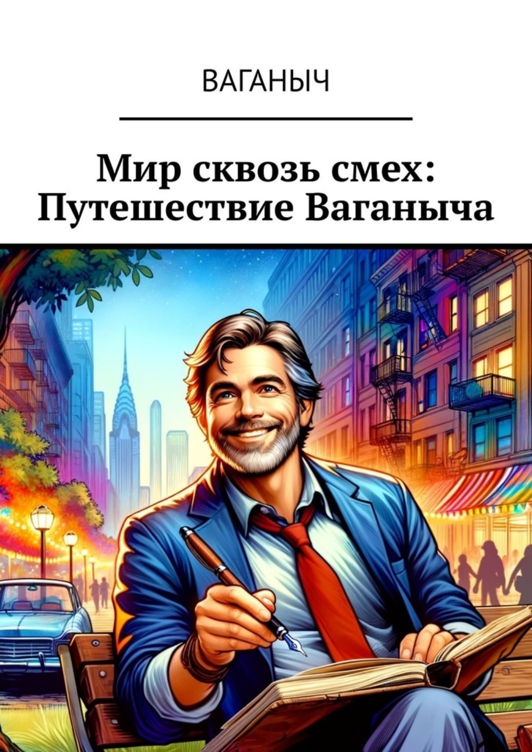 Обложка книги «Мир сквозь смех: Путешествие Ваганыча»