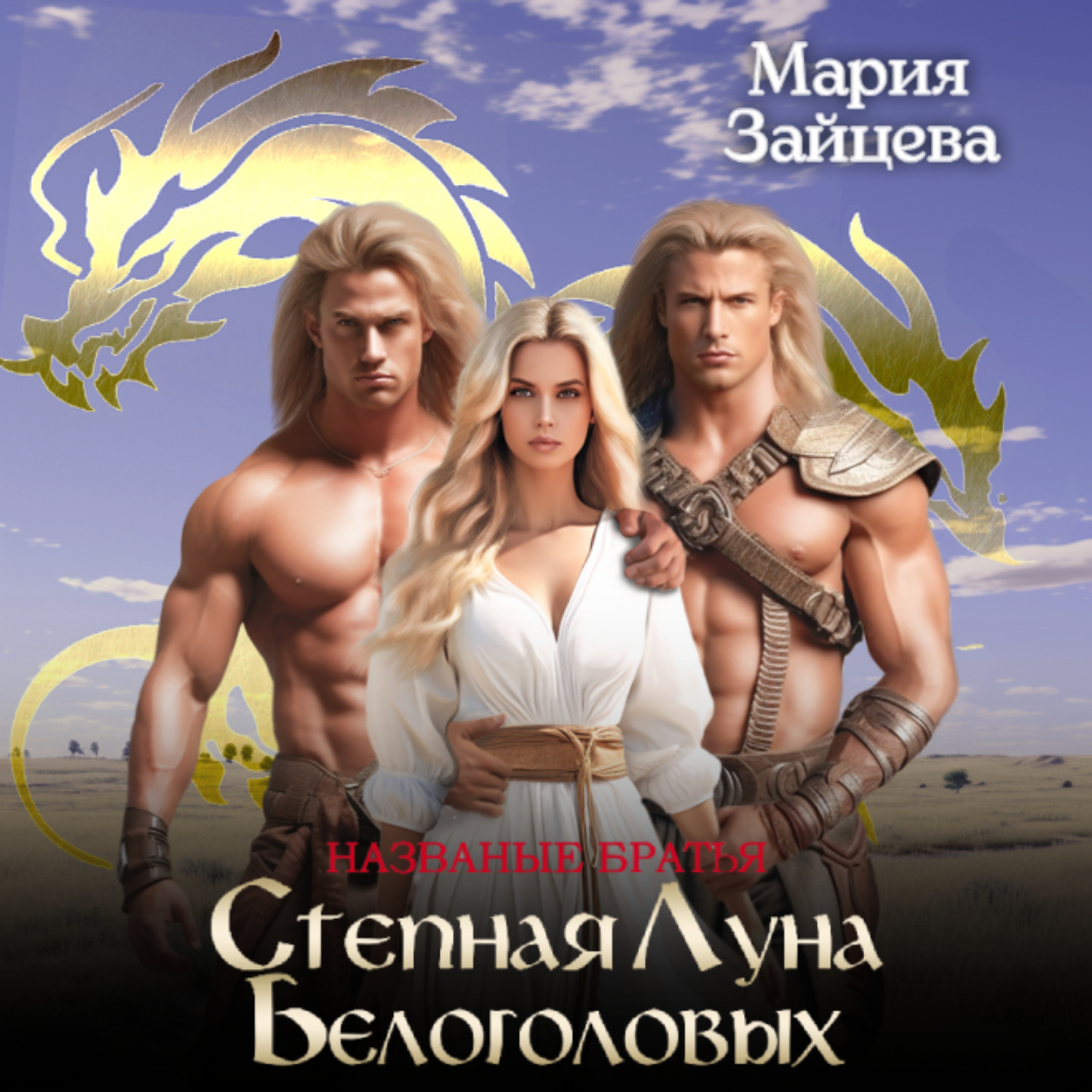 Обложка книги «Степная луна белоголовых»