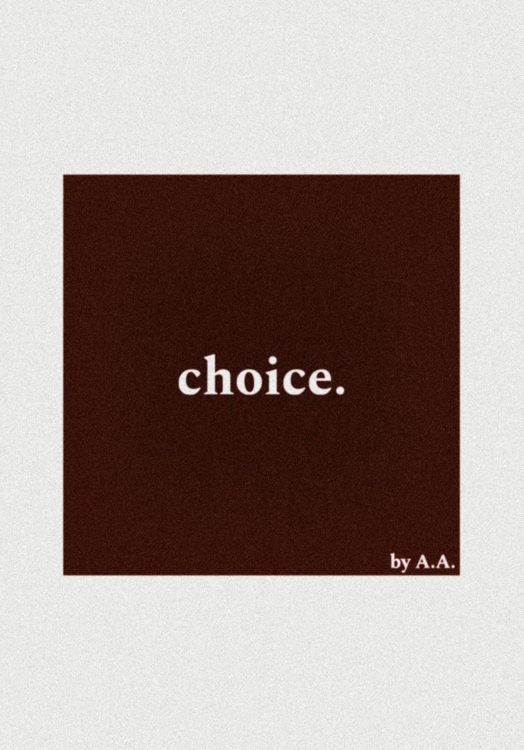 Обложка книги «Choice»