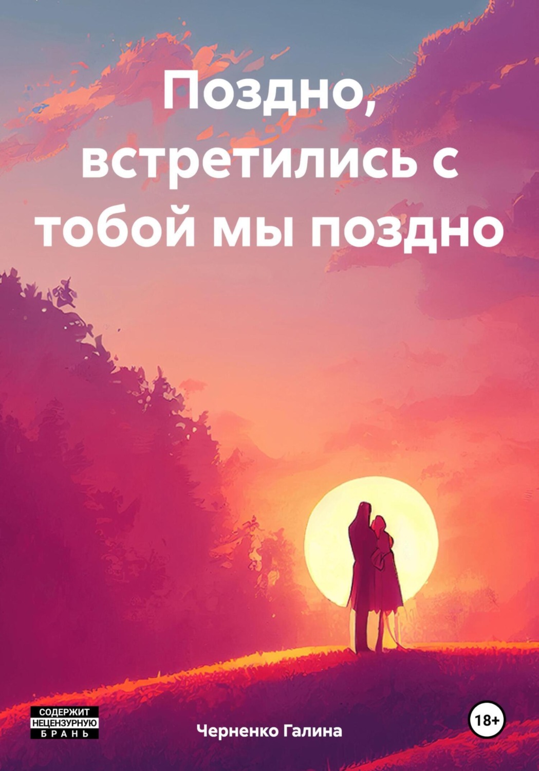 Обложка книги «Поздно, встретились с тобой мы поздно»