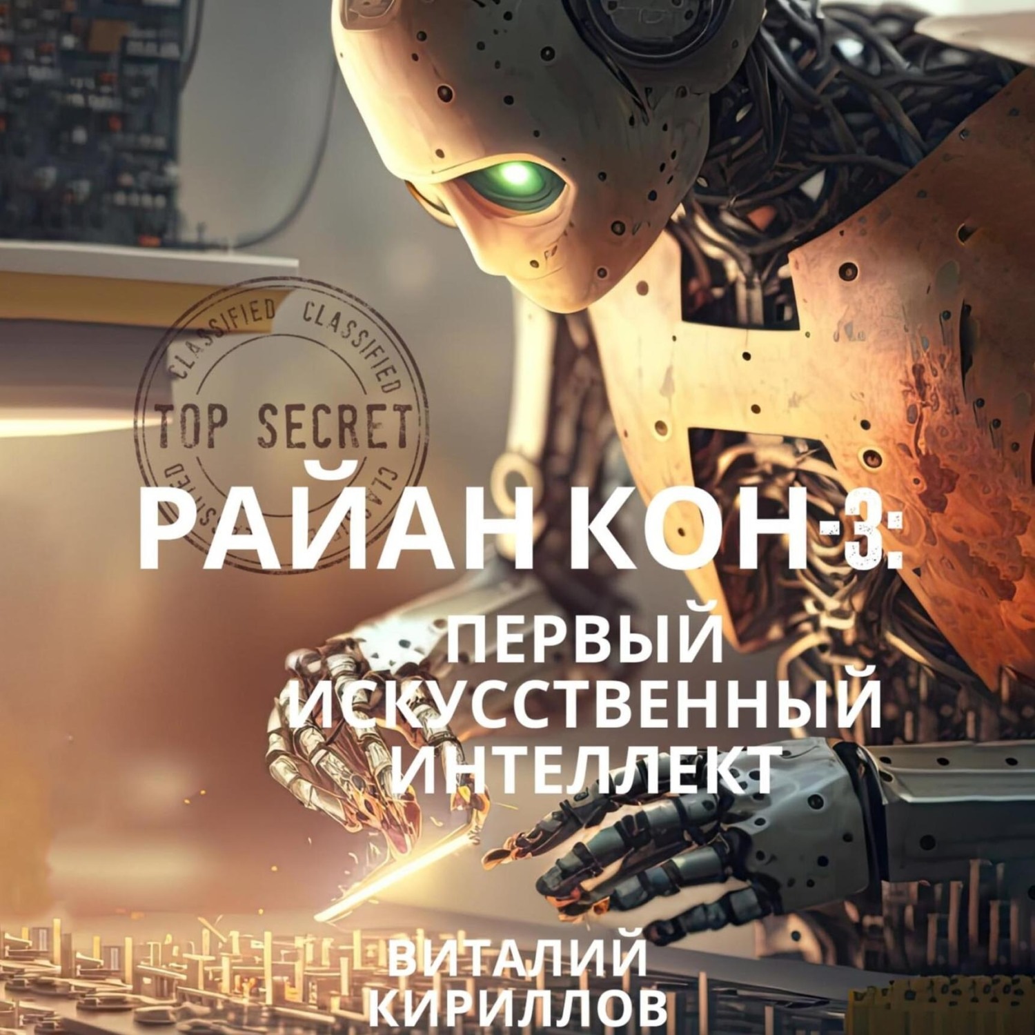 Обложка книги «Райан Кон – 3: Первый искусственный интеллект»