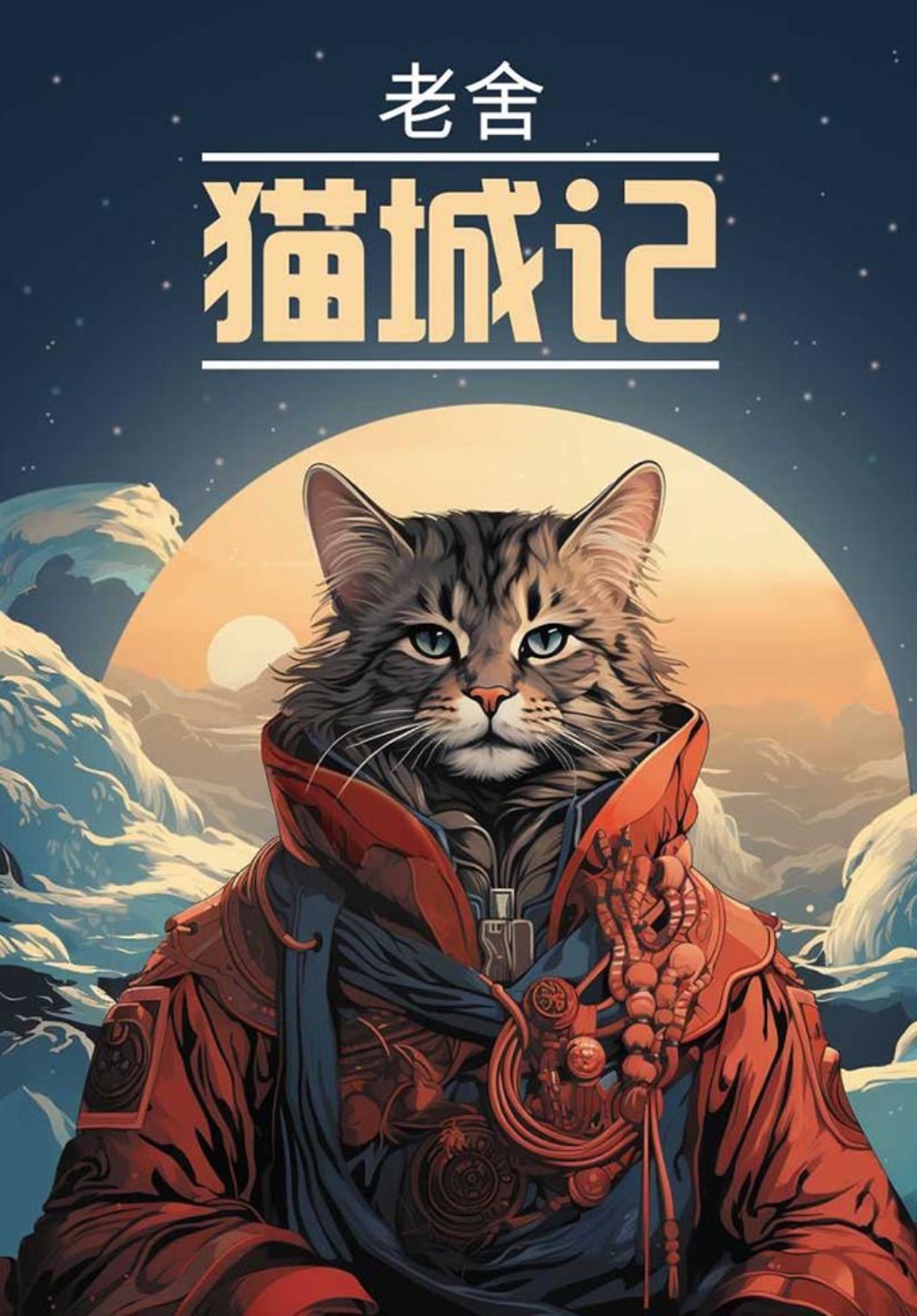 Обложка книги «Записки о кошачьем городе / 猫城记 Книга для чтения на китайском языке»