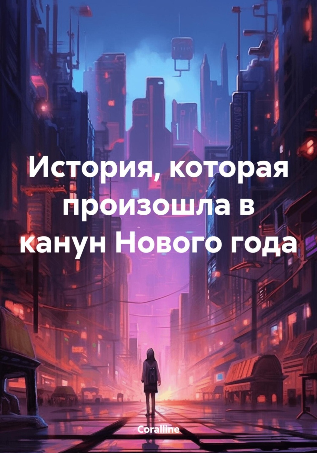 Обложка книги «История, которая произошла в канун Нового года»
