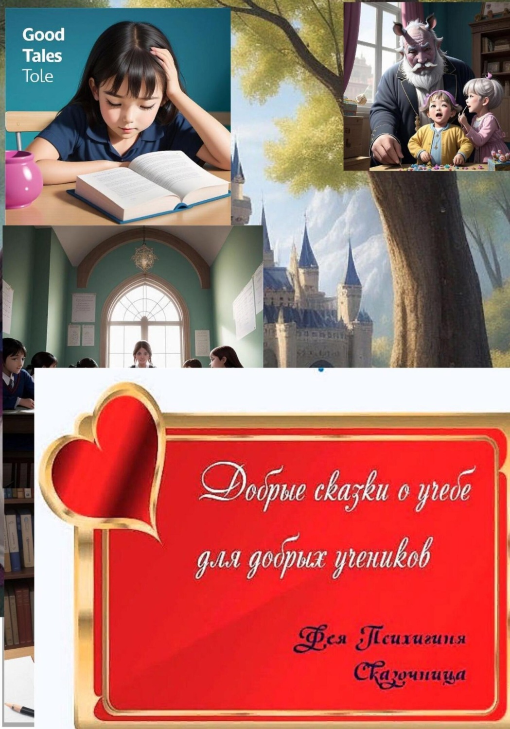 Обложка книги «Добрые сказки о учебе для добрых учеников»