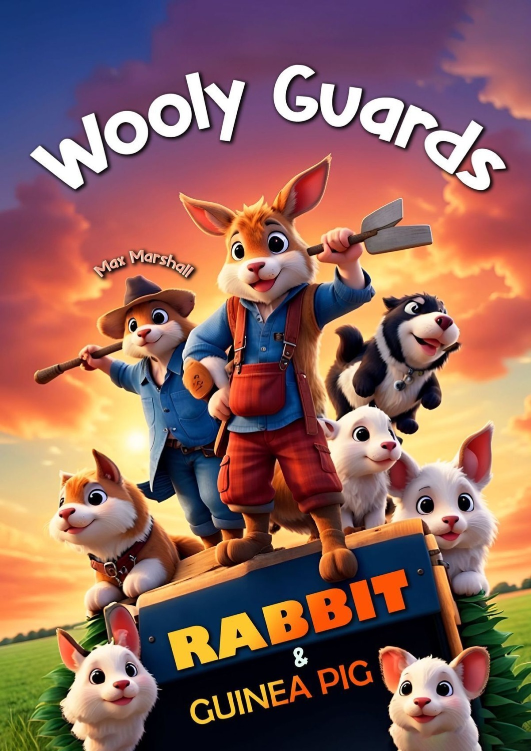 Обложка книги «Wooly Guards – Rabbit & Guinea Pig»
