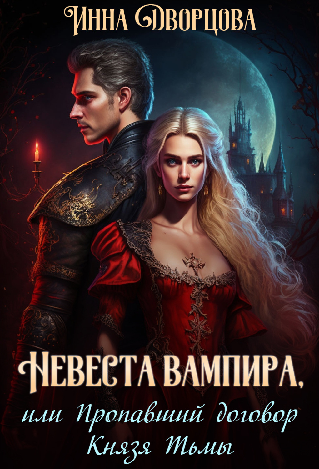 Обложка книги «Невеста вампира, или Пропавший договор Князя Тьмы»