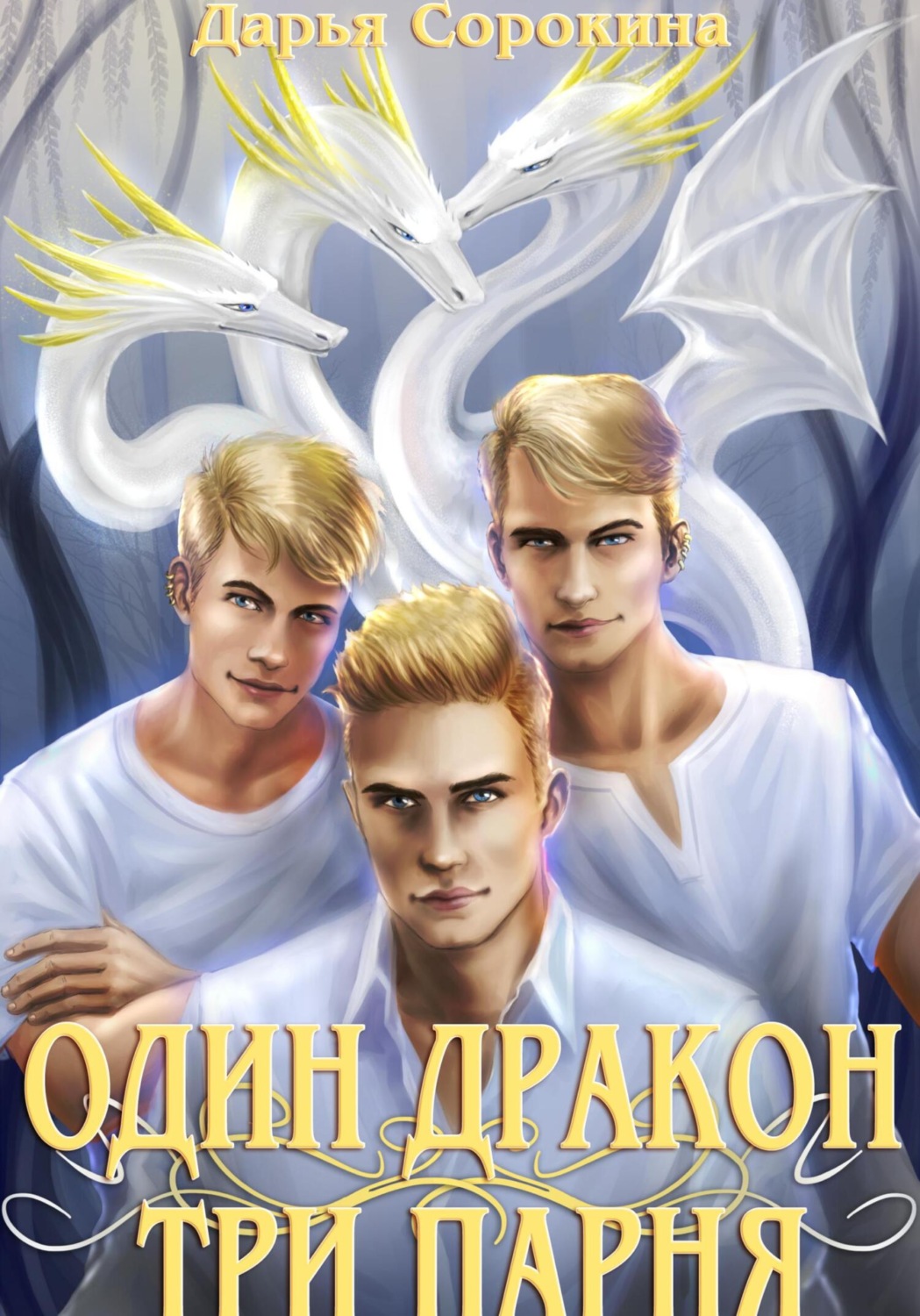 Обложка книги «Один дракон – три парня»