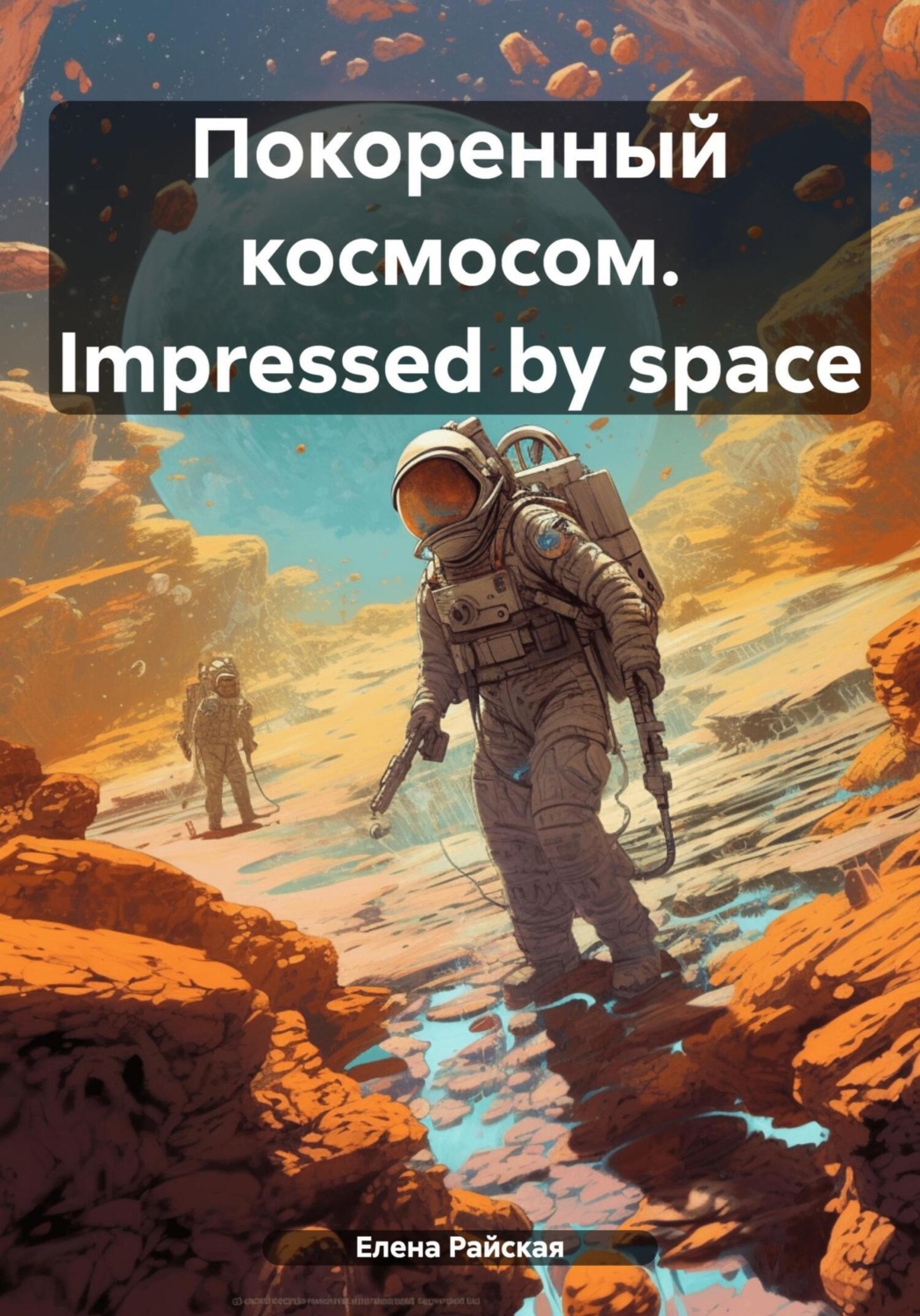 Обложка книги «Покоренный космосом. Impressed by space»