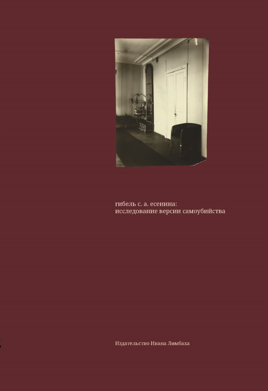 Обложка книги «Гибель С. А. Есенина: исследование версии самоубийства»