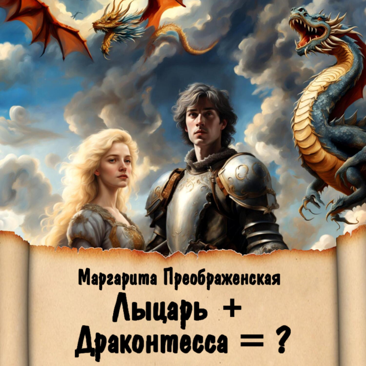 Обложка книги «Лыцарь + Драконтесса = ?»