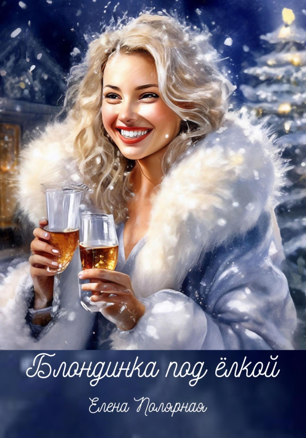 Обложка книги «Блондинка под ёлкой»