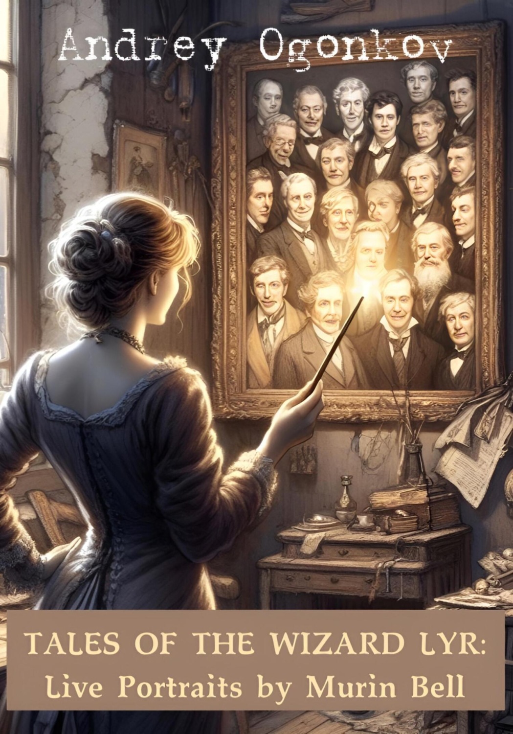 Обложка книги «Tales of the Wizard Lyr: Live Portraits by Murine Bell»