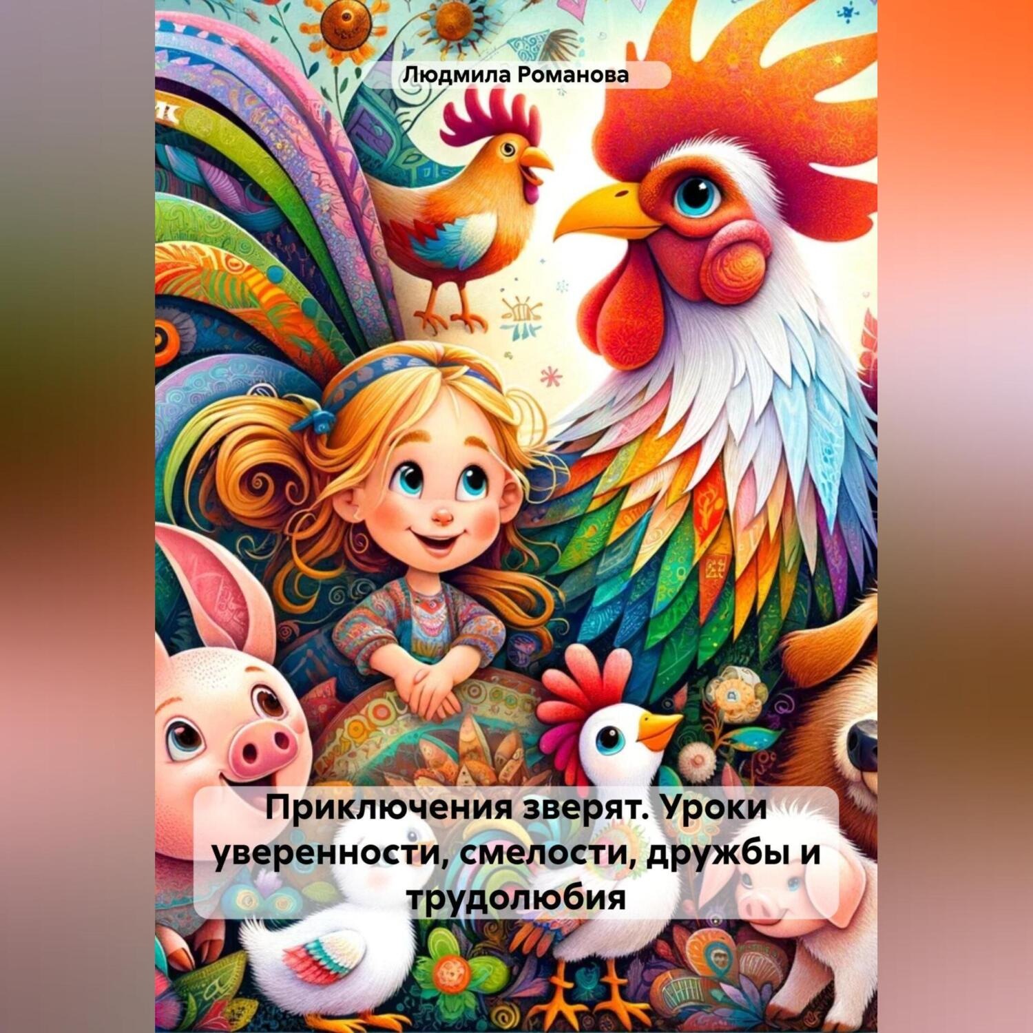 Обложка книги «Приключения зверят. Уроки уверенности, смелости, дружбы и трудолюбия»