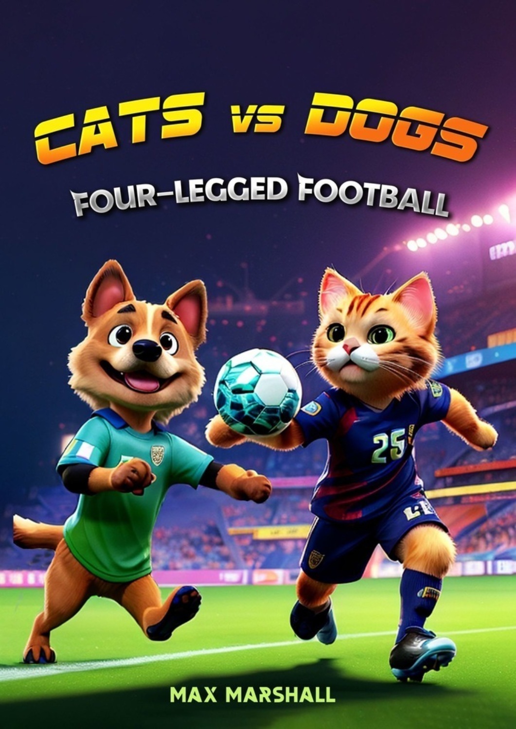 Обложка книги «Cats vs Dogs – Four-legged Football»