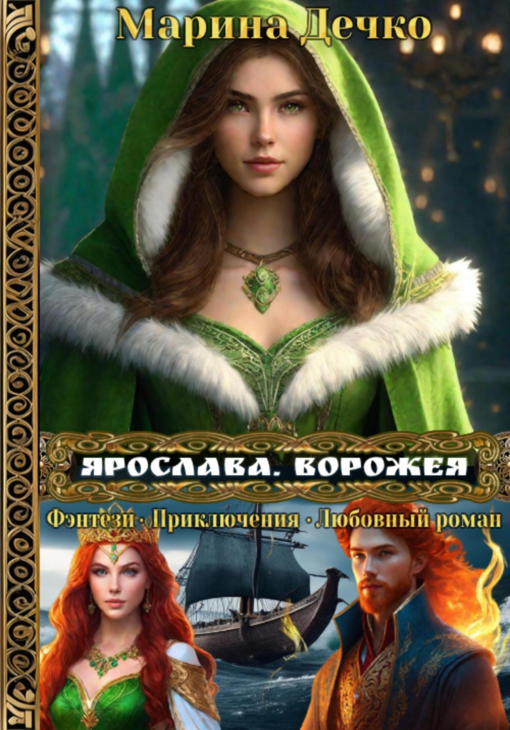 Обложка книги «Ярослава. Ворожея»
