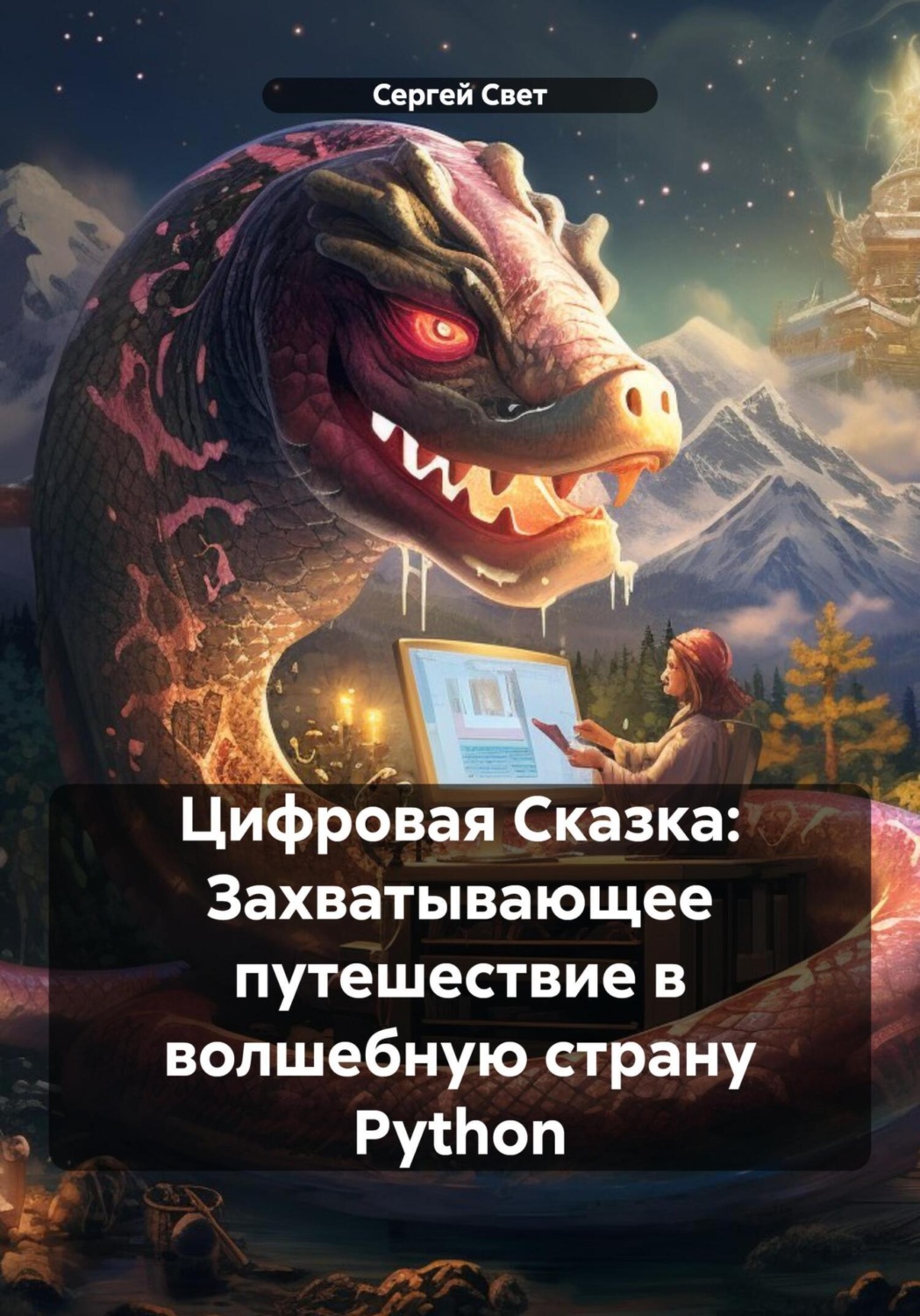 Обложка книги «Цифровая Сказка: Захватывающее путешествие в волшебную страну Python»
