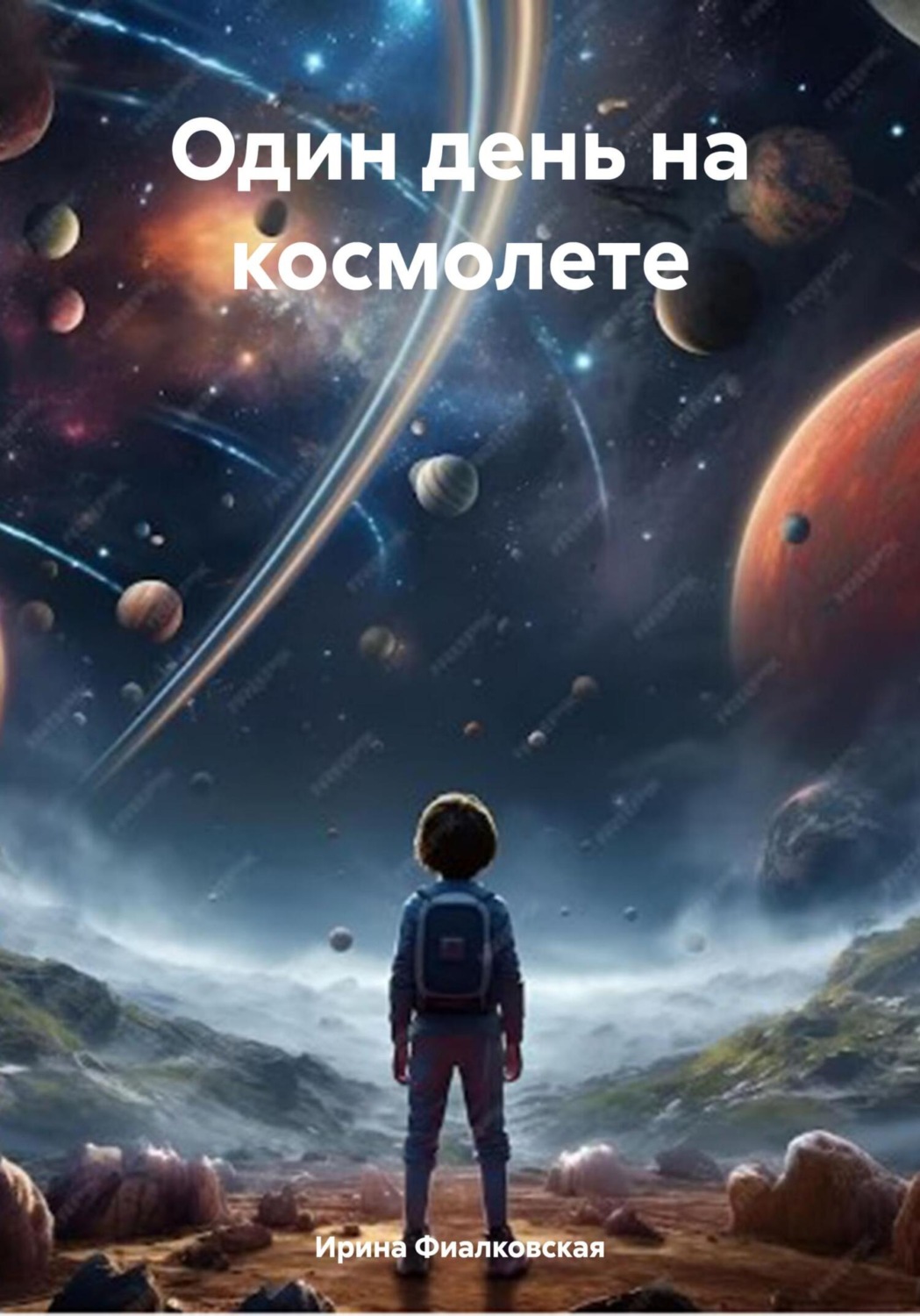 Обложка книги «Один день на космолете»