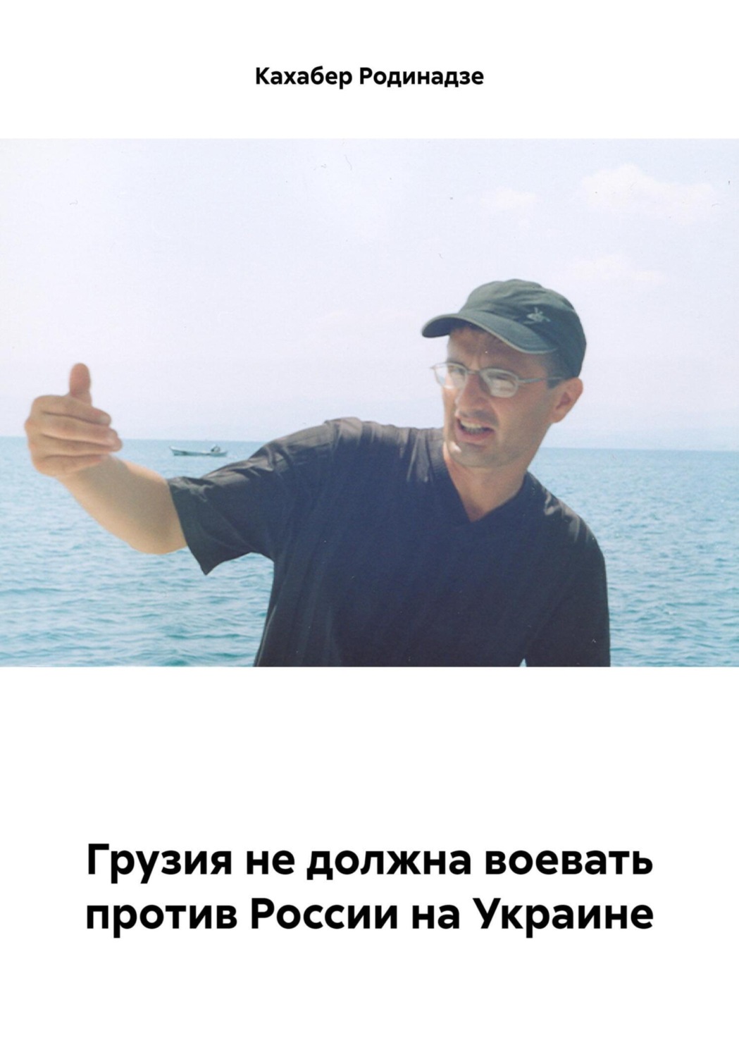 Обложка книги «Грузия не должна воевать против России на Украине»