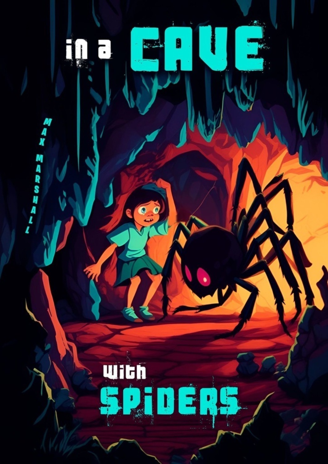 Обложка книги «In a Cave with Spiders»