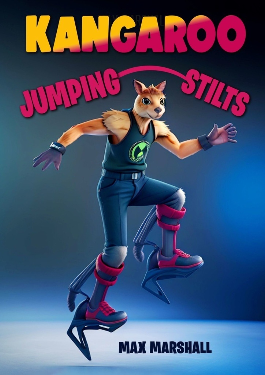 Обложка книги «Kangaroo and Jumping Stilts»