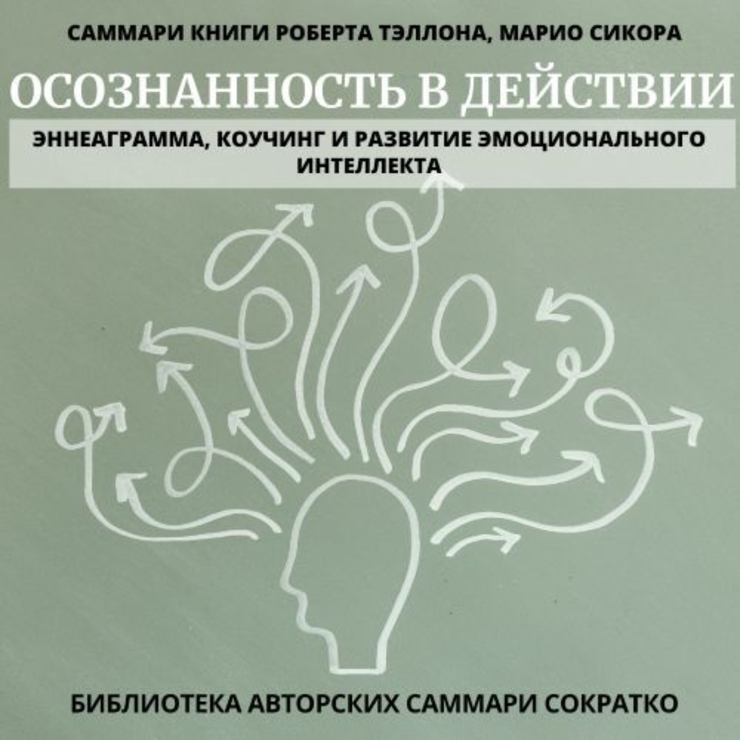 Обложка книги «Саммари книги Роберта Тэллона, Марио Сикора «Осознанность в действии. Эннеаграмма, коучинг и развитие эмоционального интеллекта»»