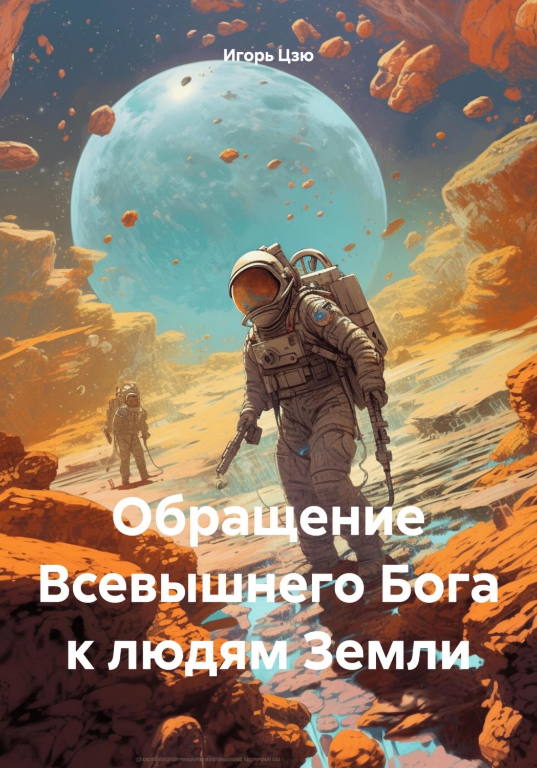 Обложка книги «Обращение Всевышнего Бога к людям Земли»