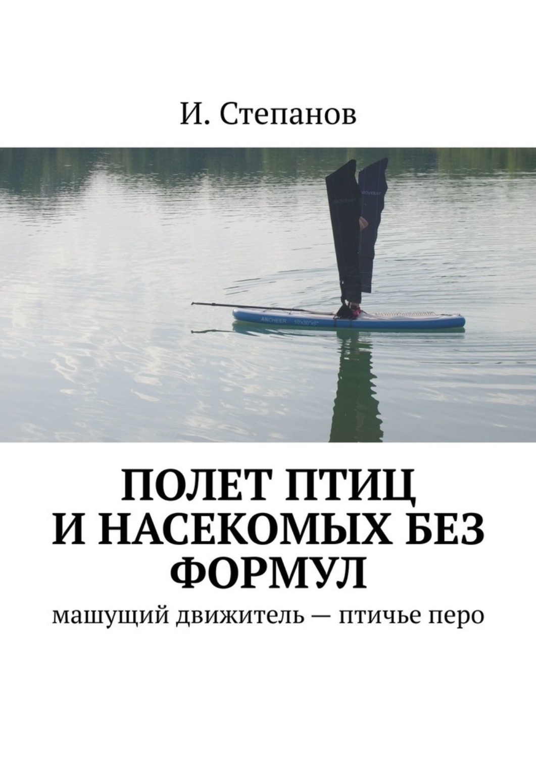 Обложка книги «Полет птиц и насекомых без формул. Машущий движитель – птичье перо»