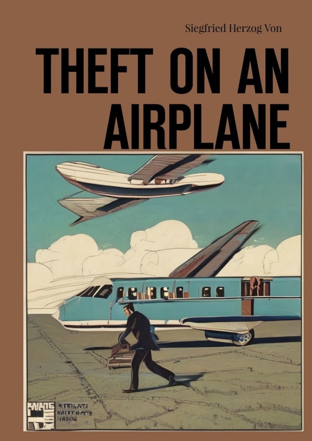 Обложка книги «Theft on an airplane»