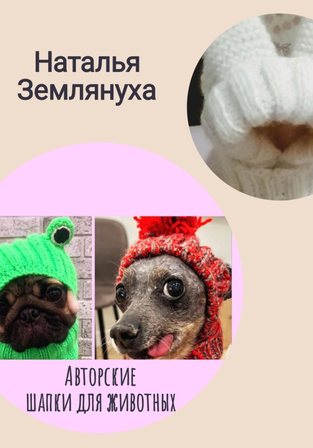Обложка книги «Авторские шапки для животных»
