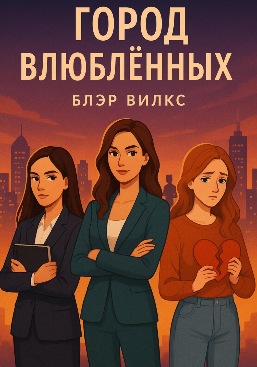 Обложка книги «Город влюбленных»