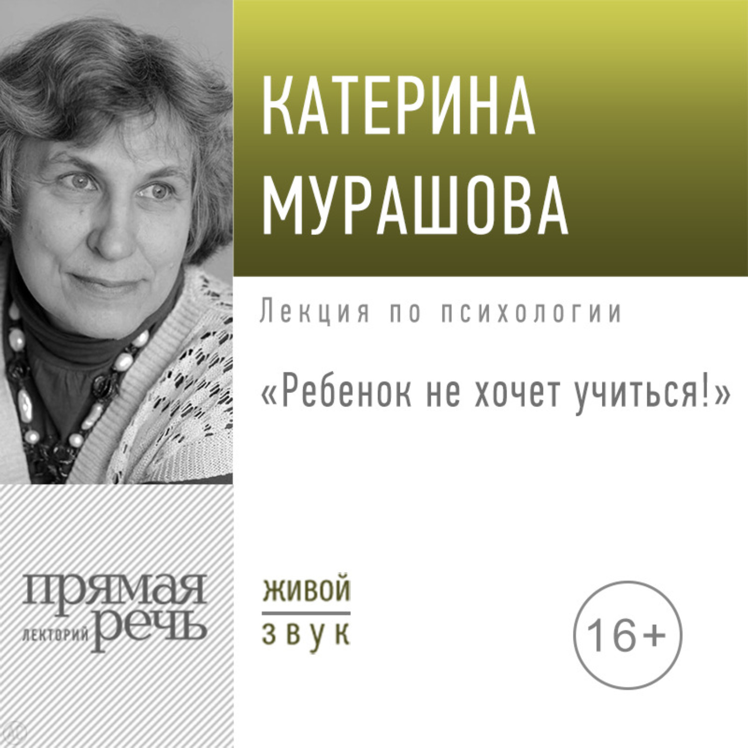 Обложка книги «Лекция «Ребенок не хочет учиться!»»