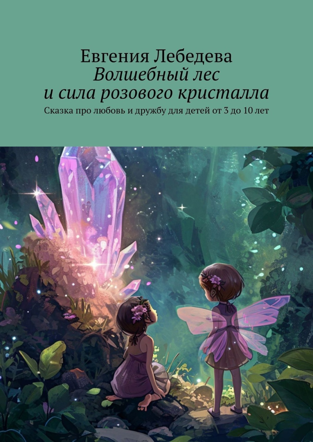 Обложка книги «Волшебный лес и сила розового кристалла. Сказка про любовь и дружбу для детей от 3 до 10 лет»