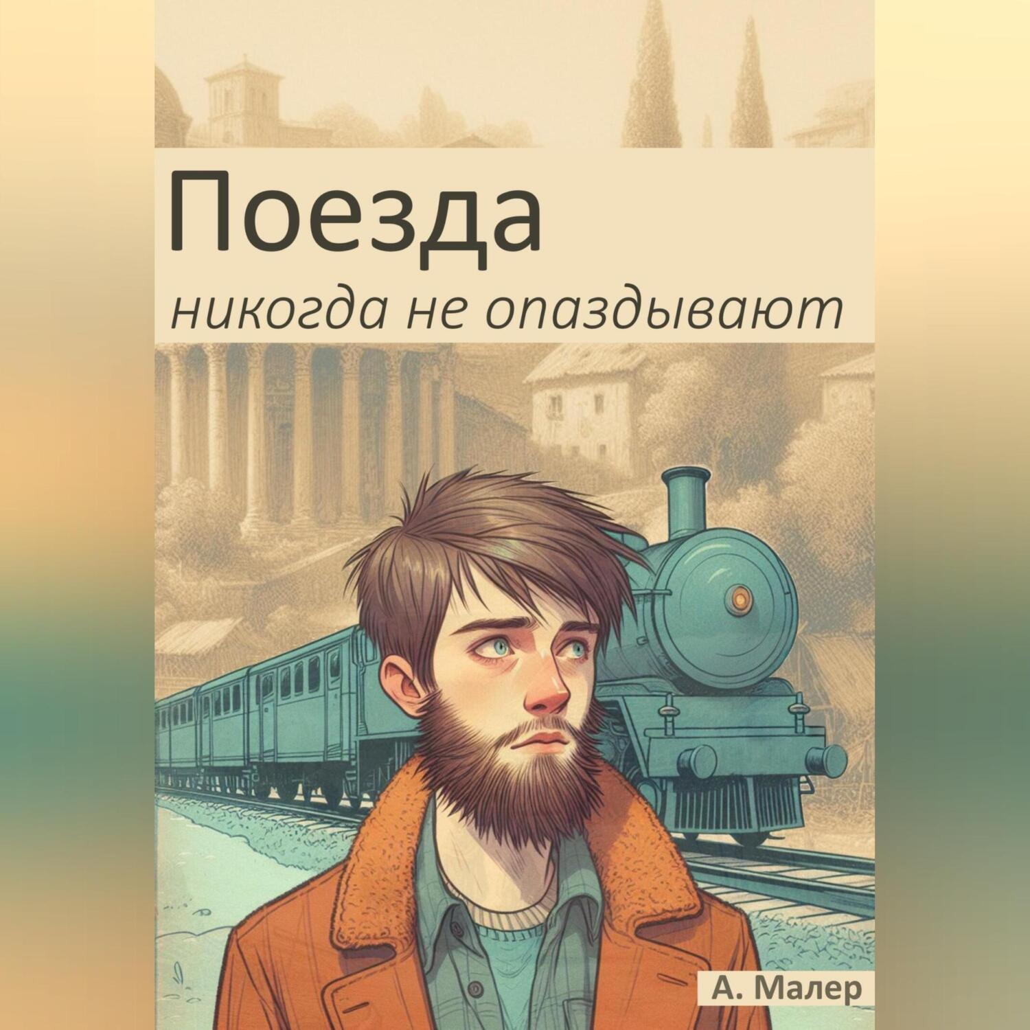 Обложка книги «Поезда никогда не опаздывают»