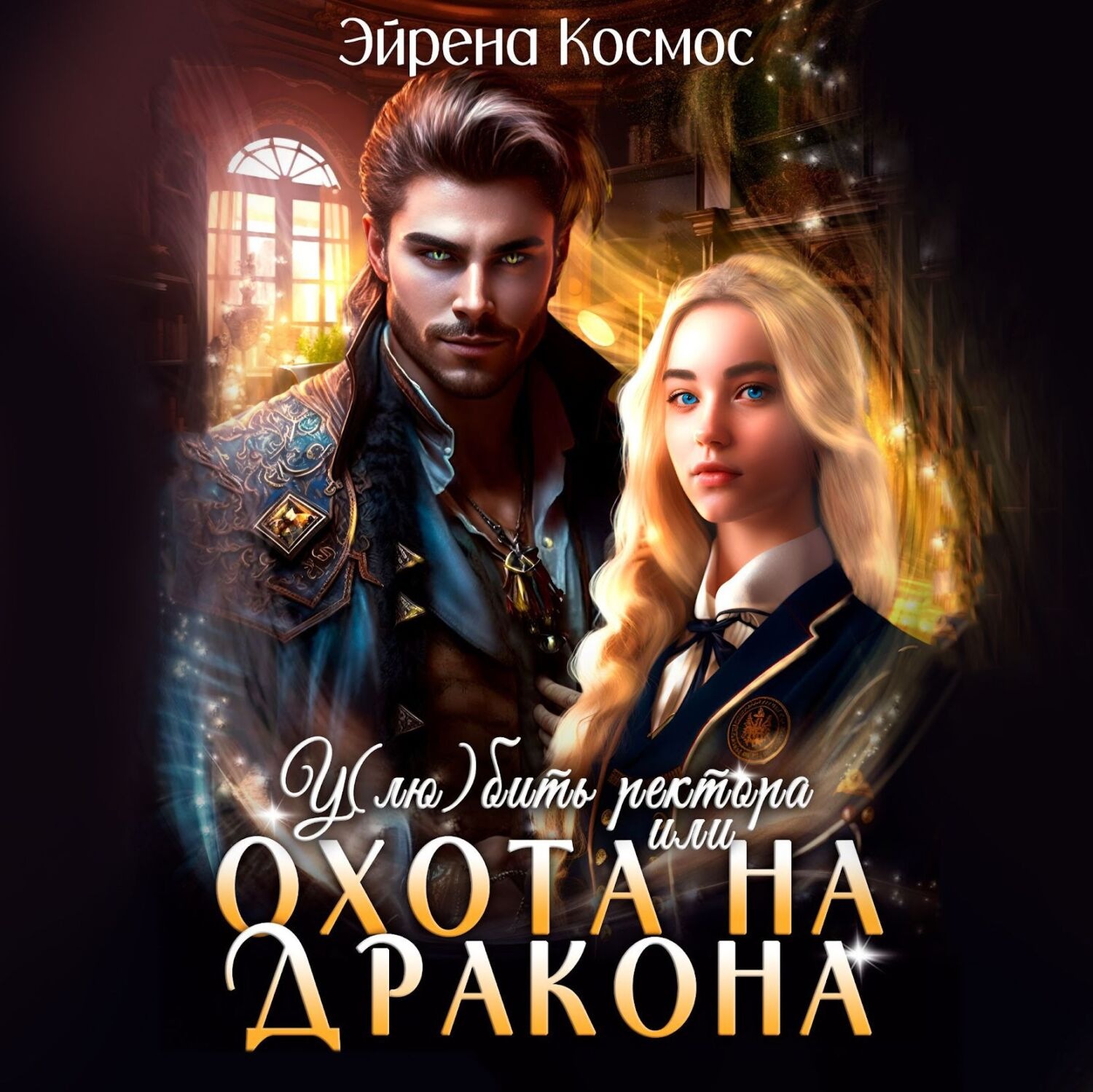 Обложка книги «У(лю)бить ректора, или охота на дракона»