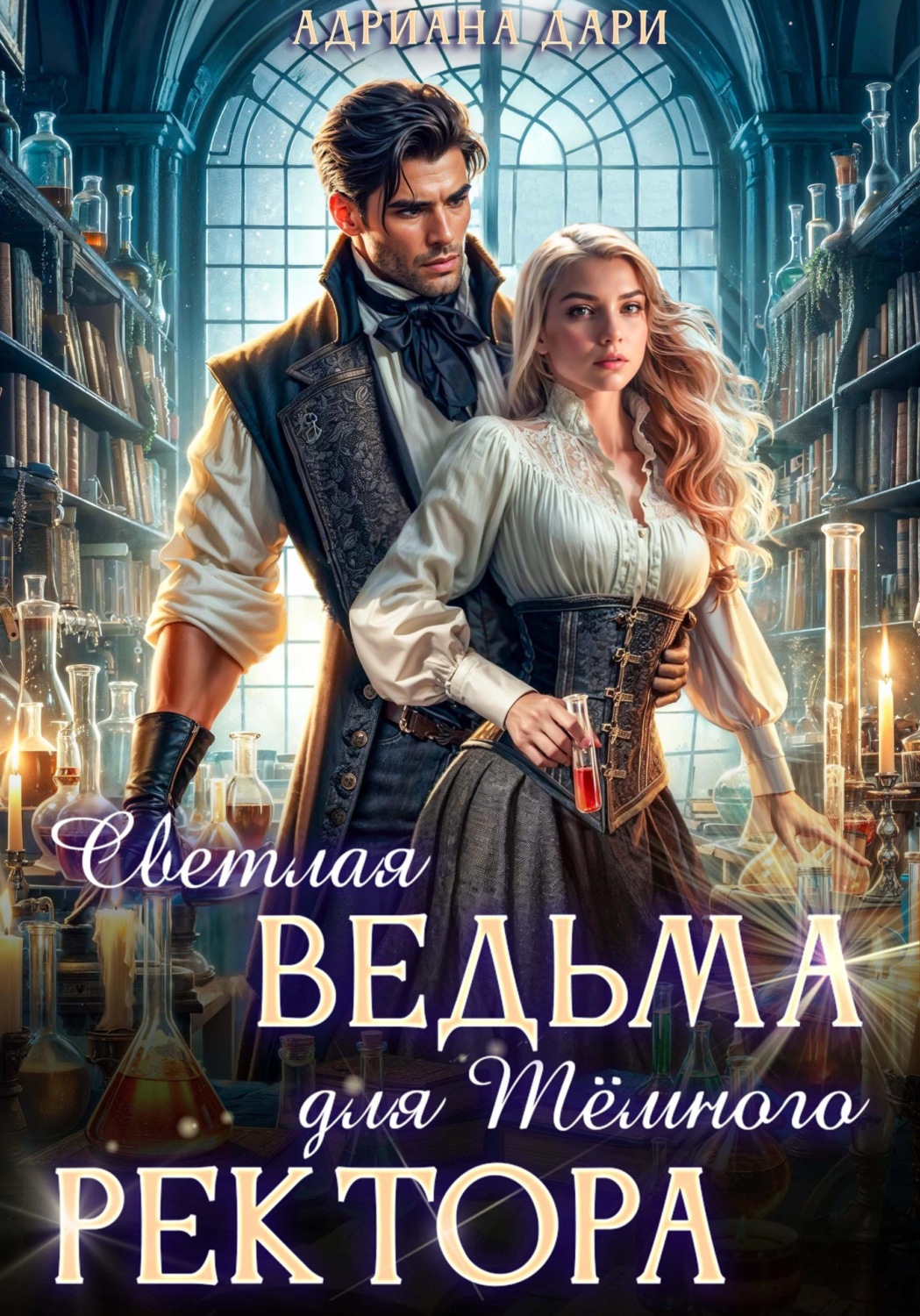 Обложка книги «Светлая ведьма для Темного ректора»