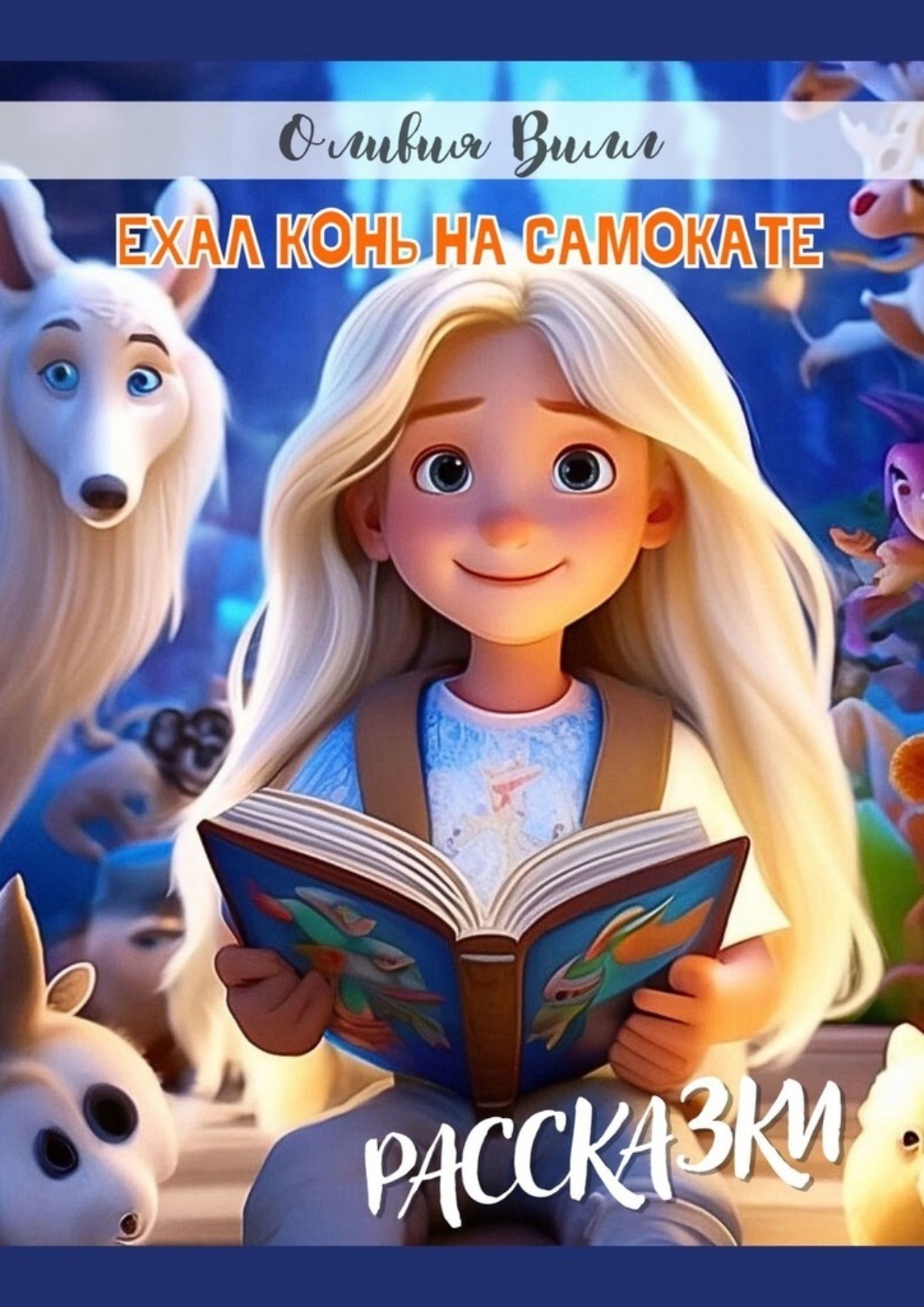Обложка книги «Ехал конь на самокате. Рассказки»