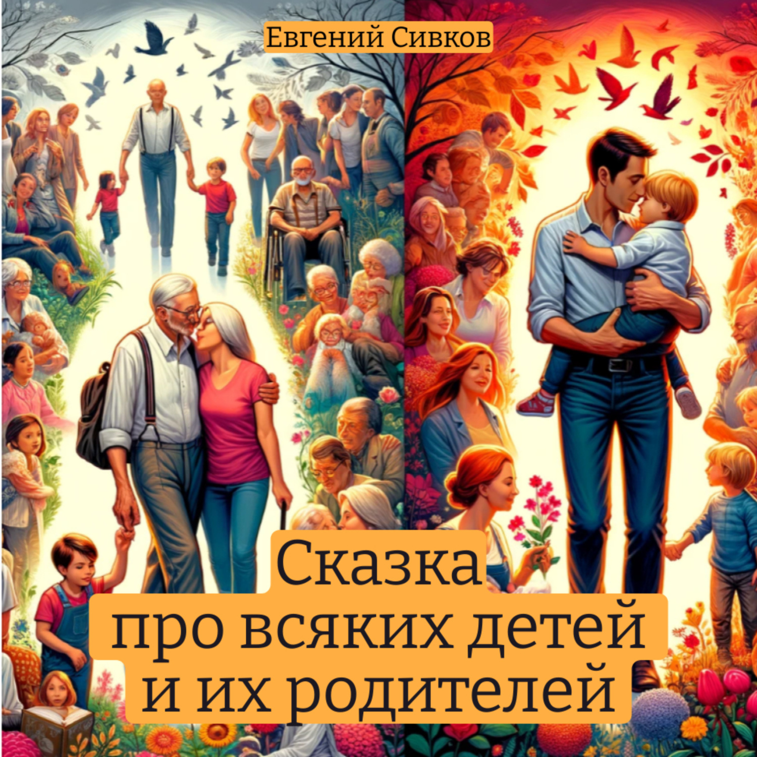 Обложка книги «Сказка про всяких детей и их родителей»