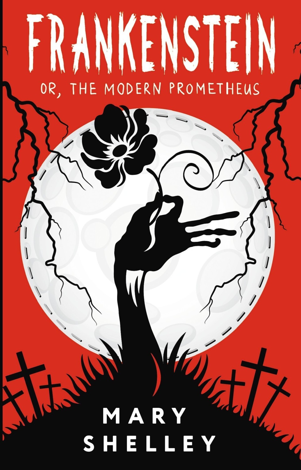 Обложка книги «Frankenstein, or The Modern Prometheus / Франкенштейн, или Современный Прометей»