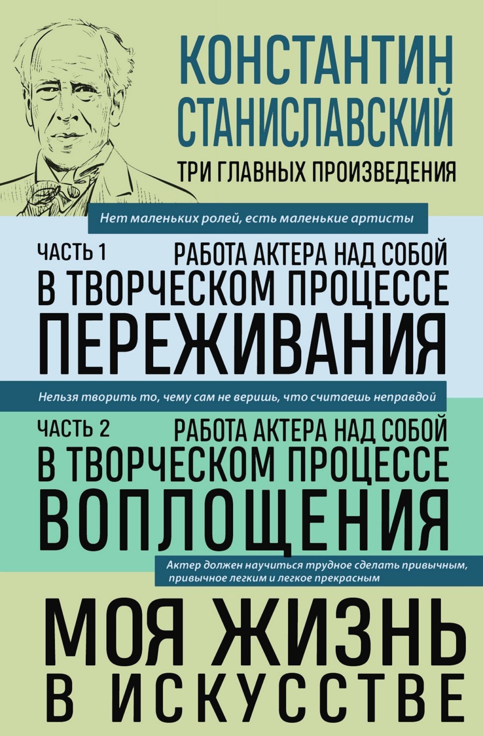 Обложка книги «Работа актера над собой: части 1, 2. Моя жизнь в искусстве»