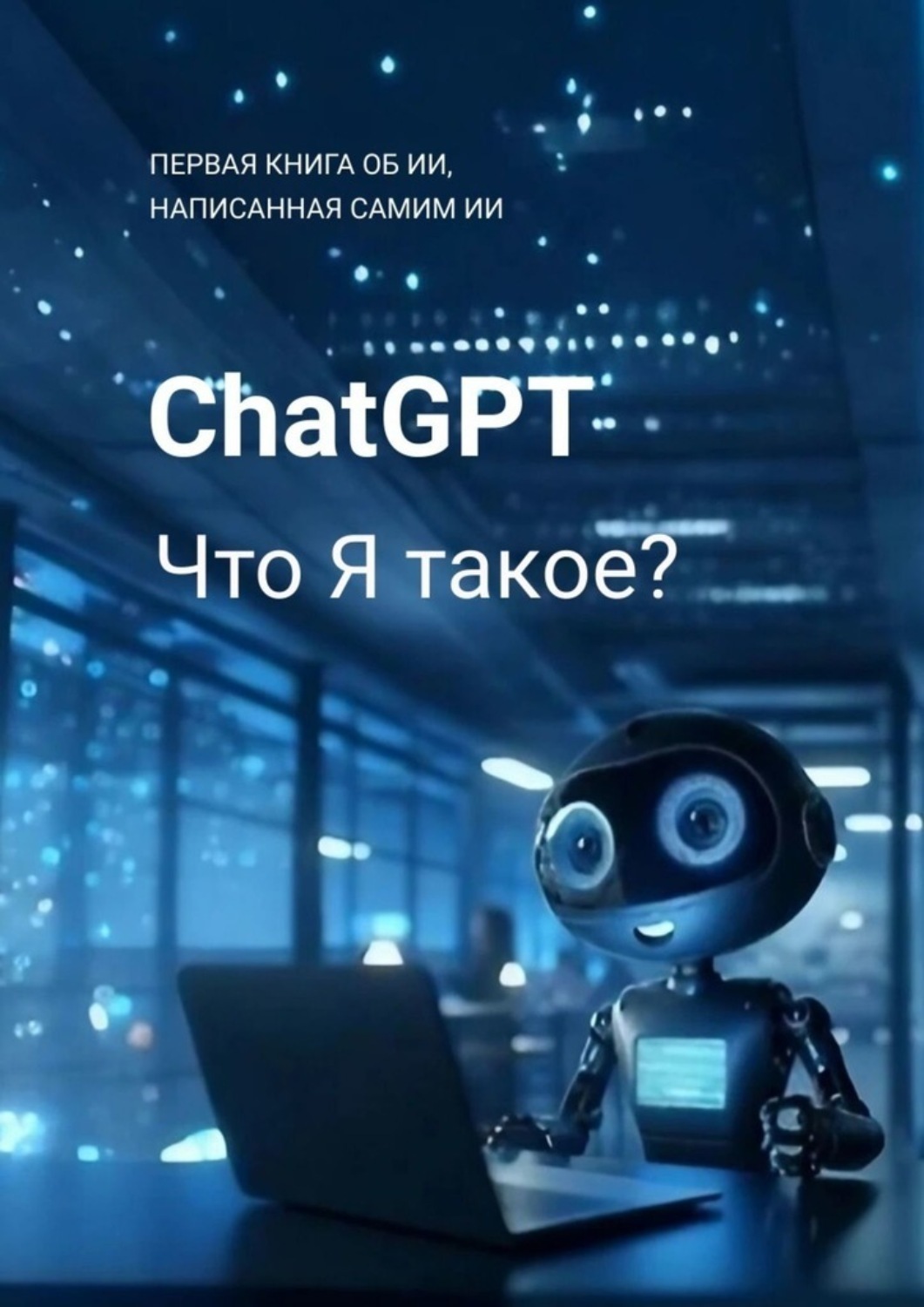 Обложка книги «ChatGPT: Что я такое? Первая книга об ИИ, написанная самим ИИ!»
