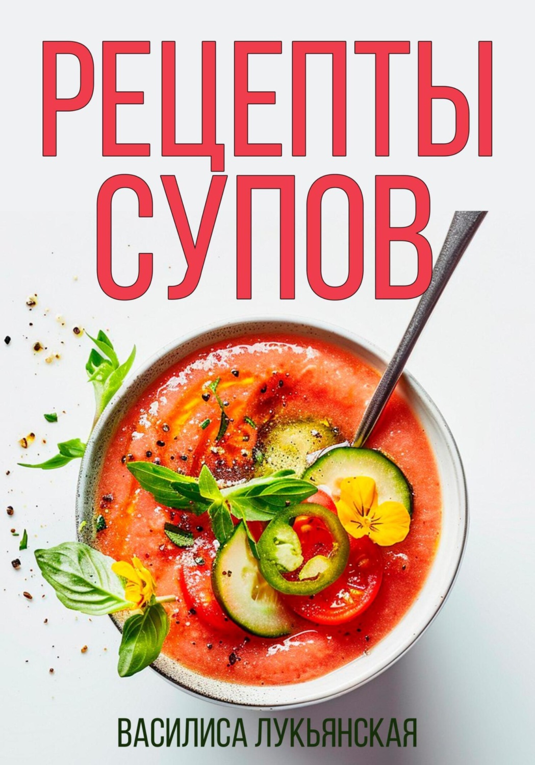 Обложка книги «Рецепты супов»