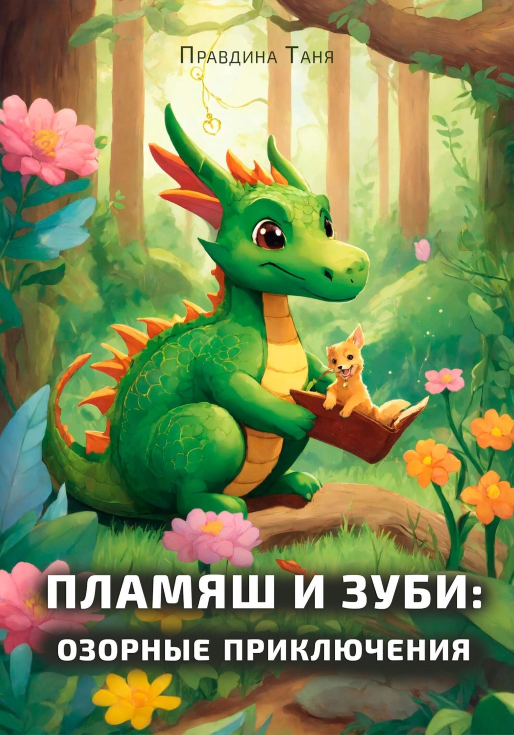 Обложка книги «Пламяш и Зуби: озорные приключения»